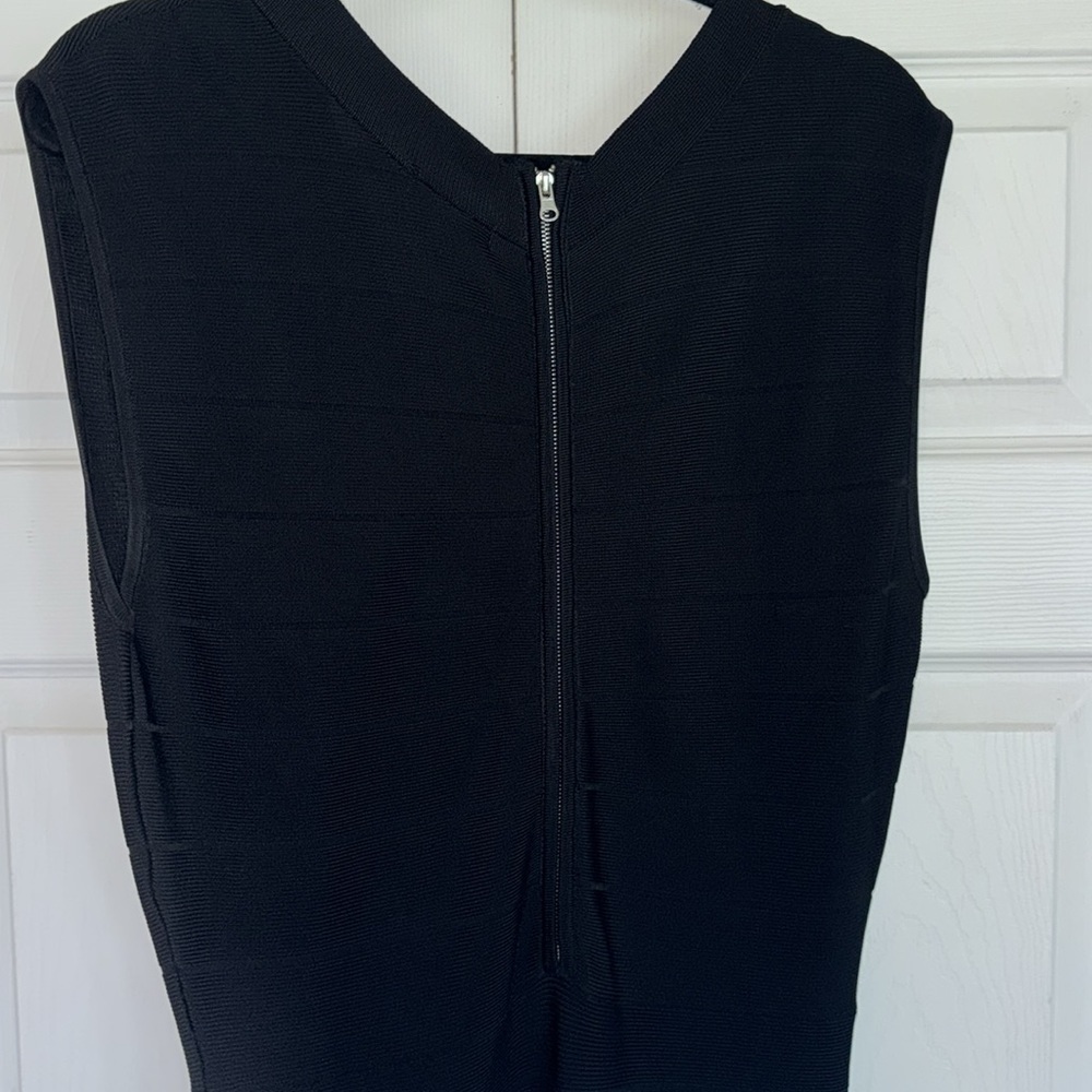 VENUS Black Fringe bandage Mini Dress. Little black dress date night, - Picture 10 of 10